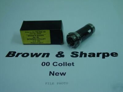 New brown & sharpe 00 collet 1/2 
