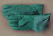 North star 6660 welder supreme leather gloves, pr, med