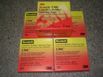 3 boxes scotch rubber splicing tape 130C 1