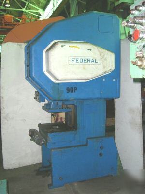 45 ton federal obi press, 3 hp motor drive (20071)