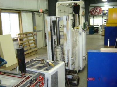 Clark narrow aisle 4,000 lb electric forklift 