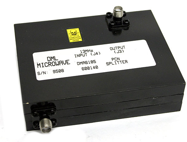 Dml rf microwave DMA6185 13MHZ pcn splitter divider