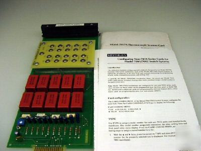 New keithley 7057A thermocouple scanner card ** **