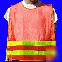 Mesh safety vest big & wide l to xxl high intensity 2