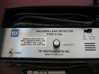 New H10A halogen leak detector 
