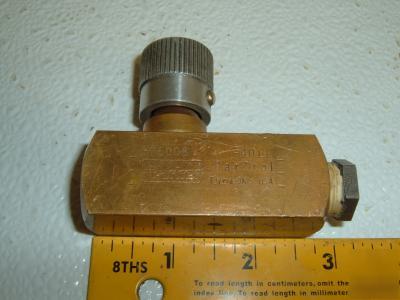 Parker control valve PF600B 2000PSI