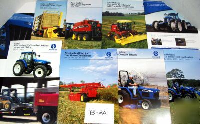 New (11) - new holland brochures - see list/pict.