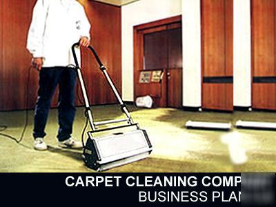 Carpet and upholstery cleaning services - business plan