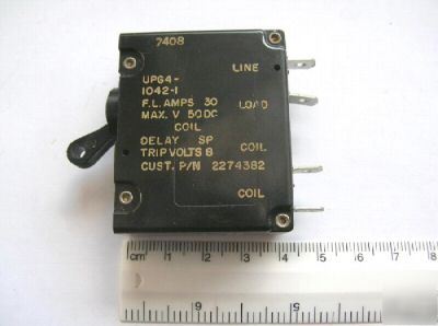 Circuit breaker airpax 50V 30A d/c UPG4-1042-1
