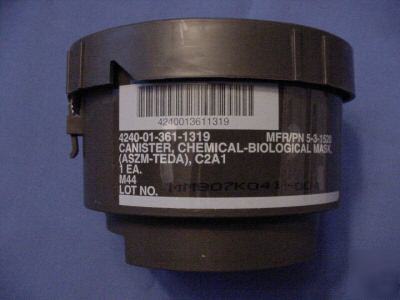 18 sealed 3M canister fr-C2A1 nbc non-niosh approved 