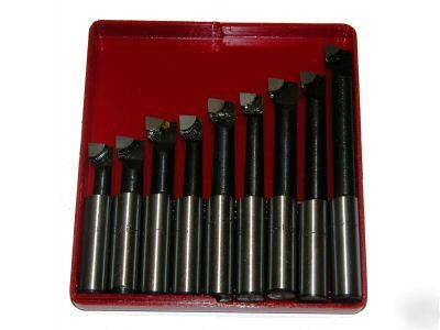 Boring bar set carbide tipped 3/8