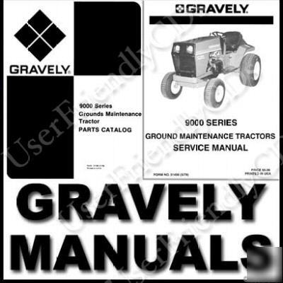 Gravely 9000 tractor service manual parts -6- manuals 