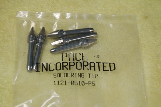 Pace 1121-0510-P5 soldering iron replacement tips (5)
