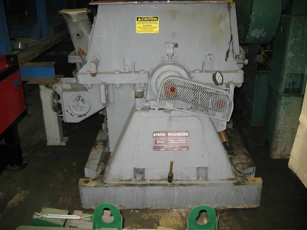 Riley atrita used crusher pulverizer