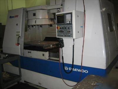 Daewoo mynx-500 cnc vertical machining center