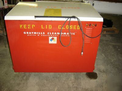 Graymills gray mills clean o matic 902A parts washer