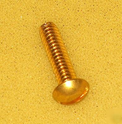 10 ea. brass screws 1/4-20 x 1