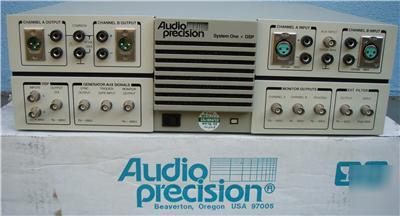Audio precision audio analyzer + dsp sys-222A - cal 