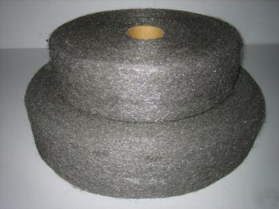 5 lb stainless steel wool roll (fine, med. or coarse)