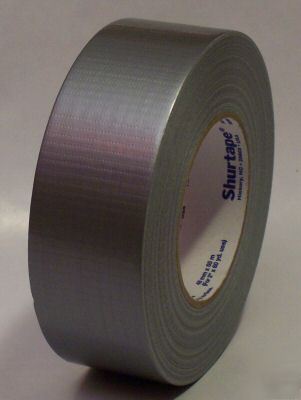 6 pack of shurtape pc-600 silver duct tape 2