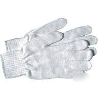Boss mfg co 300W glove white string knit mens 300W