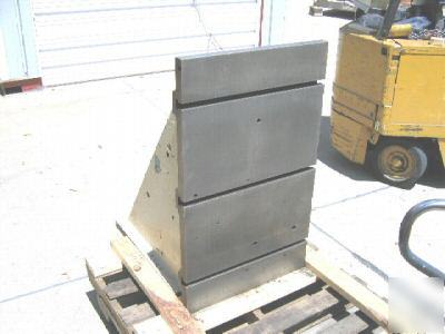 Large heavy duty steel angle plate set machinist tools