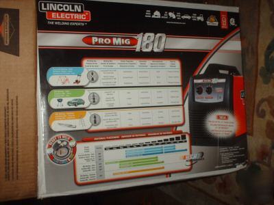 New lincoln electric pro mig 180 with attachments 