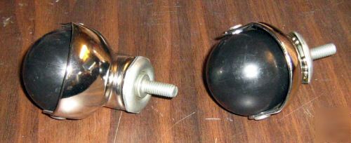 New stud mount 2â€ hooded ball casters made in u.s.a..