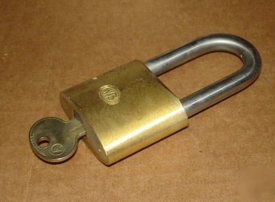 New wilson bohannan solid bronze padlock - ka