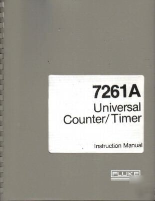 John fluke 7261A operation & service partical manual