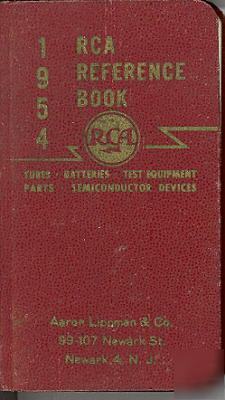 1954 rca reference book tubes electronic components 