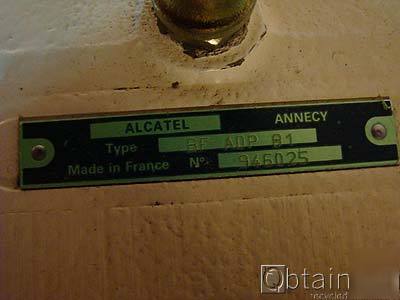 Alcatel type bf adp 81 vacuum pump with control panel