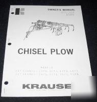 Krause chisel plow models 1070 1071 1072 1073 3470 3471
