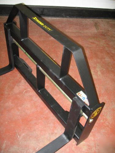 Pallet forks compact tractor 1800LB.cap free shipping 