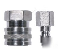 Quick connect fittings for high pressure hose