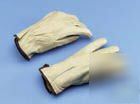 Cowhide grain leather driversâ€™ gloves