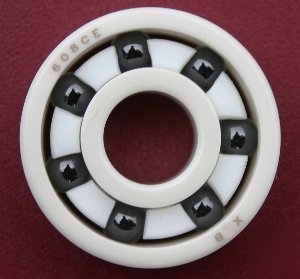 Full ceramic skate bearing 608 2280 8MM x 22MM bearings