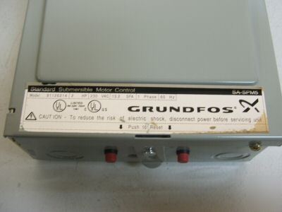 Grundfos submersible motor control sa-SPM5