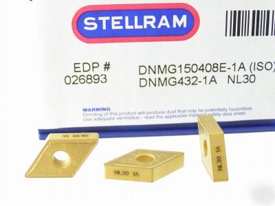 New 100 stellram dnmg 432A-1A NL30 carbide inserts N128