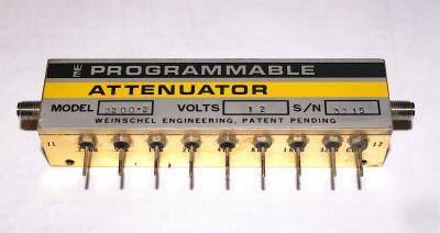 Weinschel aeroflex programmable attenuator 3200-2