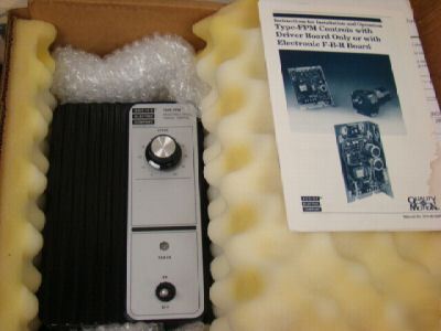 Bodine fpm adjustable speed/torque control, 835 =