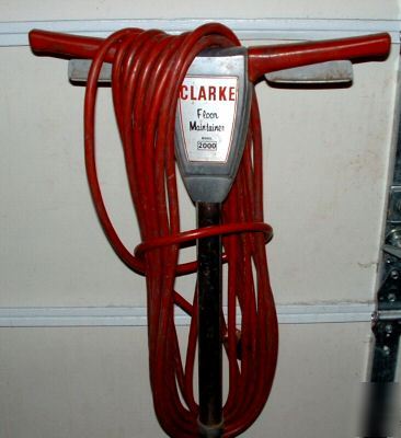 Clarke fm 2000 floor maintainer buffer polisher sander 