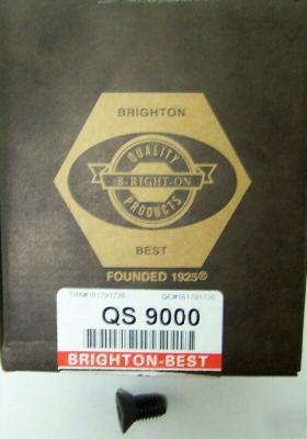 100 brighton-best flat head socket cap screw 0-80 x 1/8