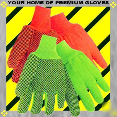 4P l lined insulated safety work gloves latex dots grip