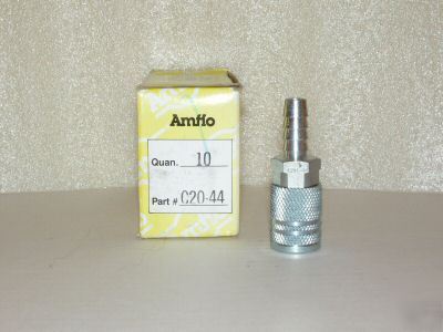 Amflo pneumatic C20-44 couplers type d stainless spring