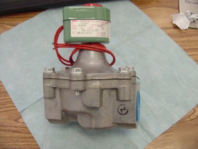 Asco 8215B-12/dc 2-way aluminum body solenoid valve <