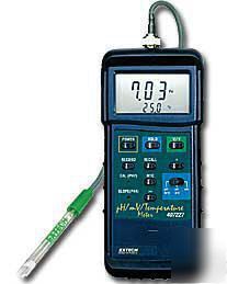 Extech 407227 - heavy duty ph + mv + temperature meter