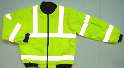 Hi vis bomber jacket, workwear, most sizes