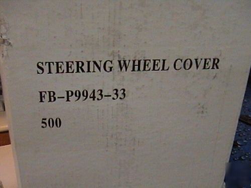 Lot of 400 industrial plastic steering wheel covers 