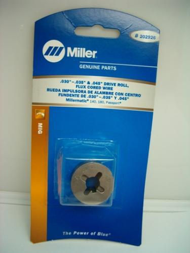 Miller 202926 flux core drive roll .030 .035 .045